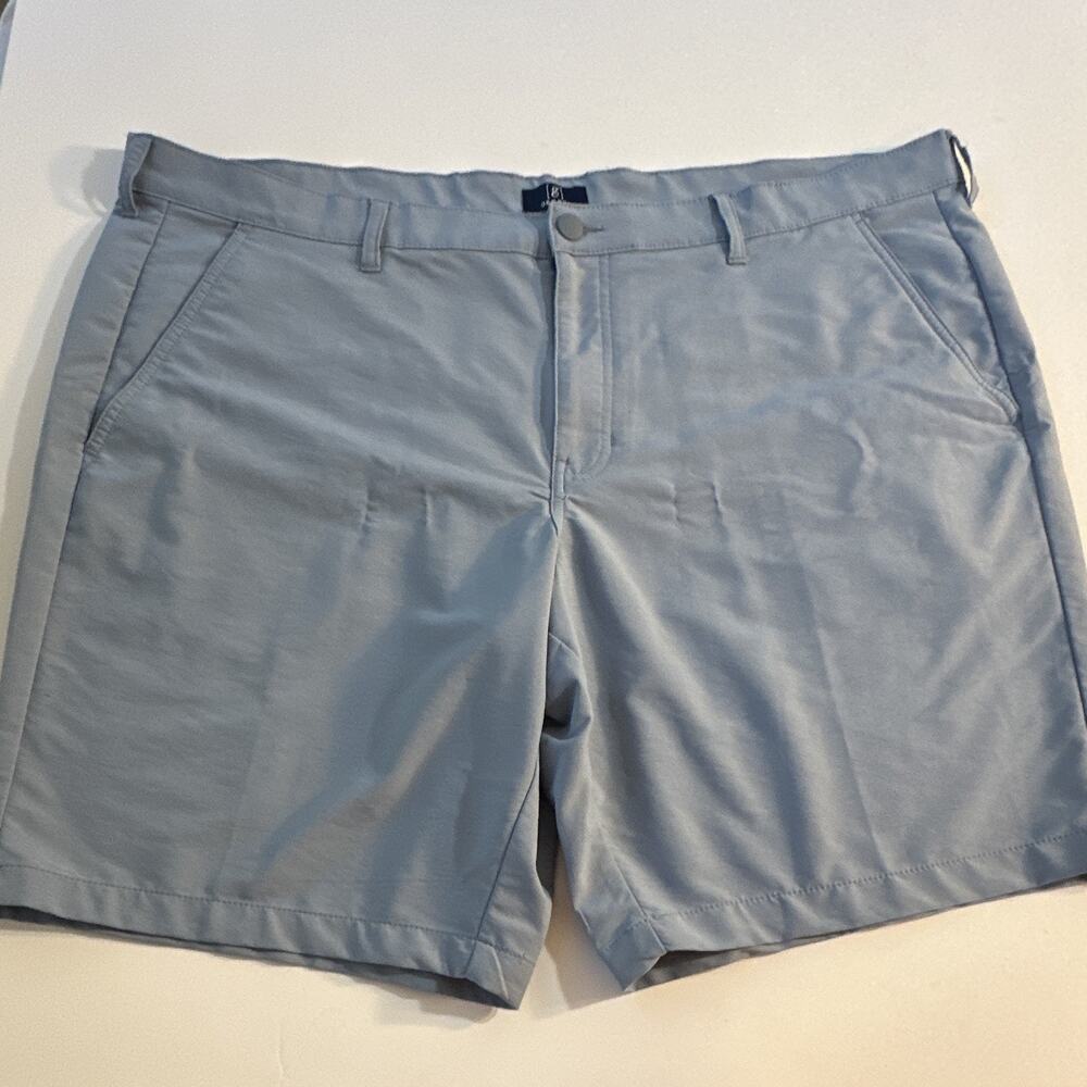 Men’s George Golf Chino Shorts Light Blue Size 42 Mesh Pockets Lightweight